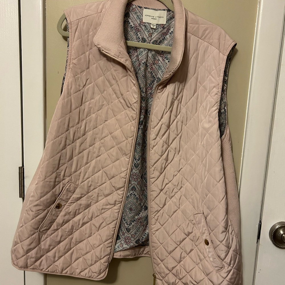 Michael Kors Quilted Pink Vest